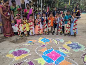 Gruppo bambini indiani