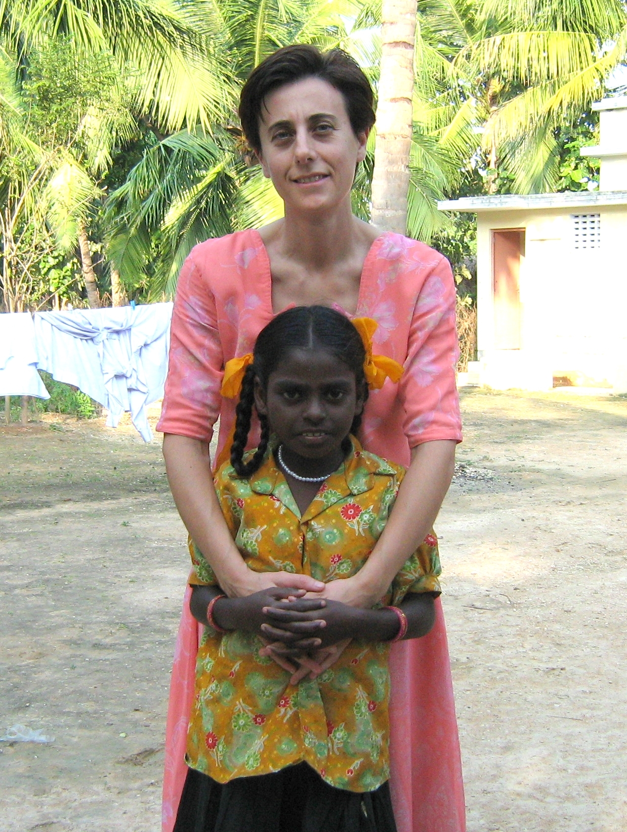 Teresa Izzo con una bambina