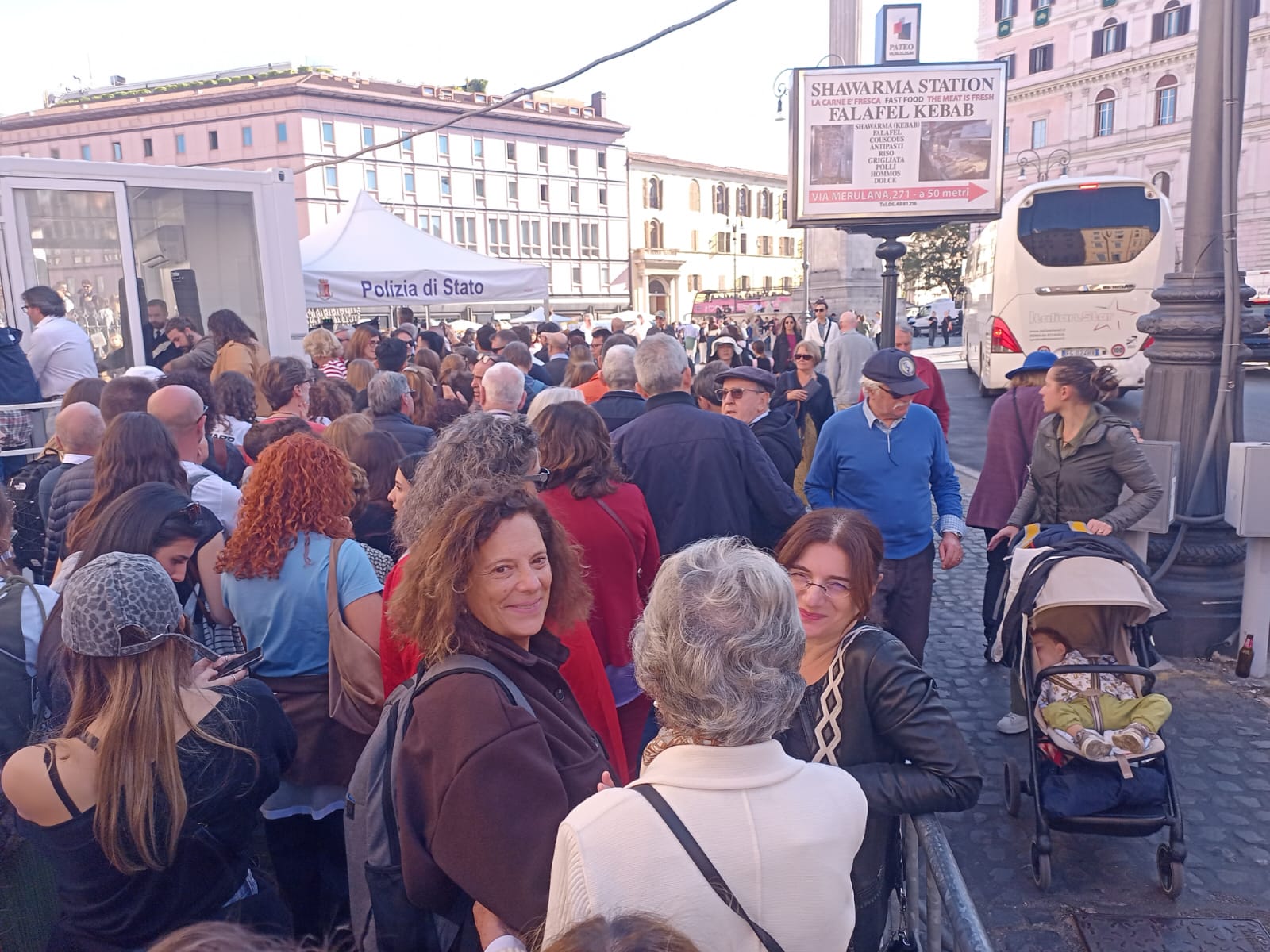 Gruppo davanti Santa Maria Maggiore