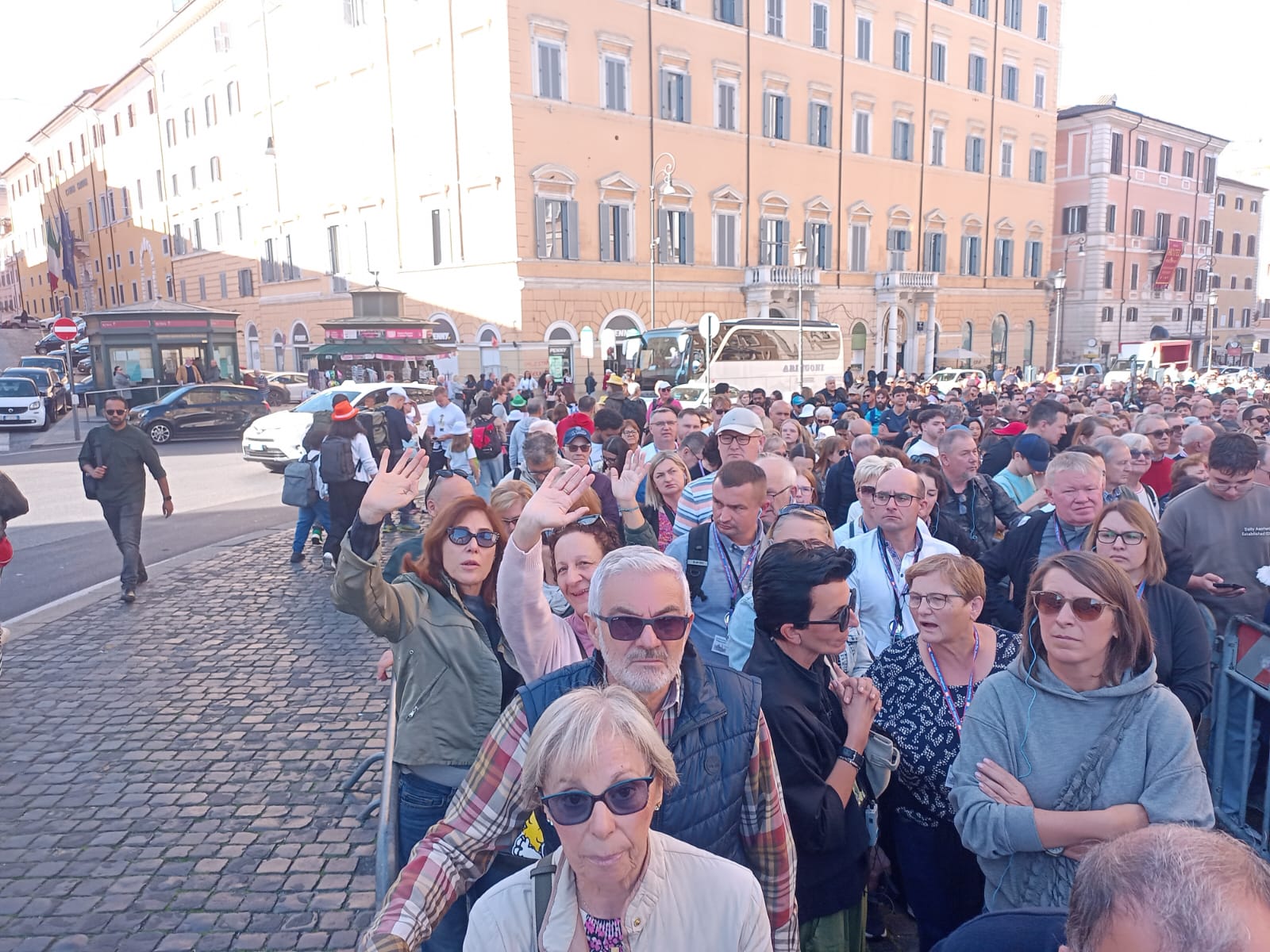 Gruppo davanti Santa Maria Maggiore