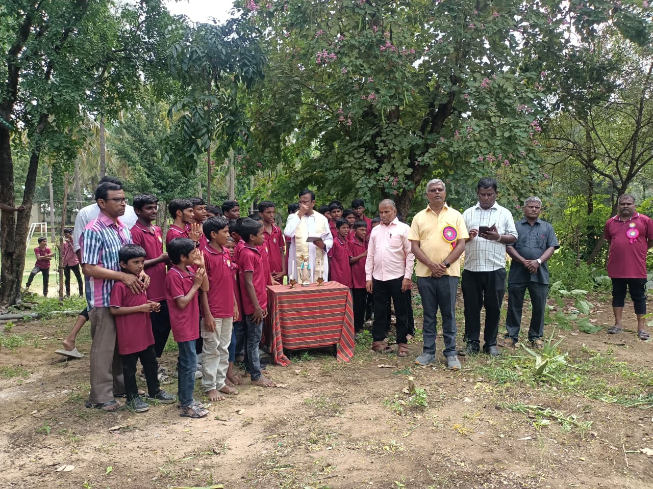 Ragazzi durante la Giornata Nazionale dell'Infanzia in India