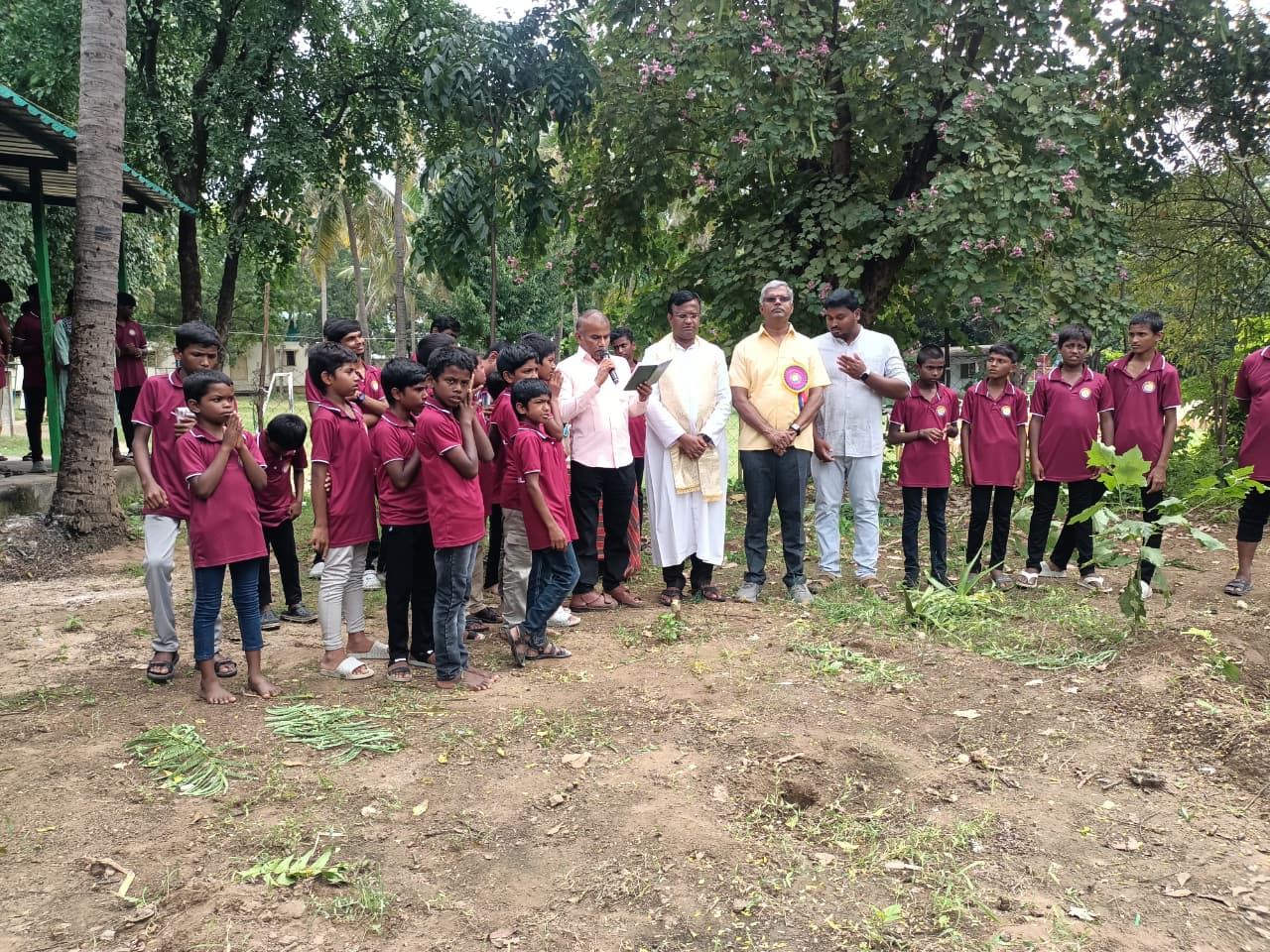 Ragazzi durante la Giornata Nazionale dell'Infanzia in India